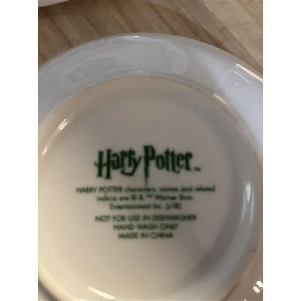 Discontinued Harry Potter Warner Brothers SLYTHERIN Bowl Plate Mug Set